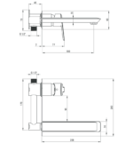 Seinapealne valamusegisti Deante Arnika Nero BQA N54L - Image 4
