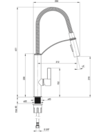 Köögisegisti Deante Gerbera Chrom BGB 072M - Image 4