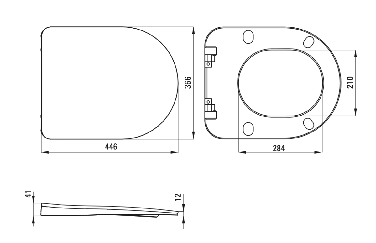 Deante Peonia Nero prill-laud vaikselt sulguv - Image 4
