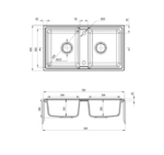 Köögivalamu 2-ne Deante Zorba Nero ZQZ 2203 - Image 3